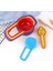 Luxury 6 Adet/set Plastik Gökkuşağı Ölçüm Kaşığı, Ölçüm Kabı 1 Adet 4