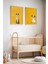 2'li Minimalist Çocuk Odası ve Bebek Odası Ahşap Çerçeveli Duvar Tablosu 1