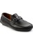 Siyah Leather Erkek Loafer Ayakkabı E01547007540 2