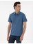 Erkek Mavi Slim Fit Polo Yaka Tişört 50307581-VR036 1