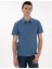 Erkek Mavi Slim Fit Polo Yaka Tişört 50307581-VR036 3