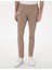 Erkek Vizon Slim Fit Beli Lastikli Kanvas Pantolon 50308080-VR052 2