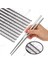 Luxury 5'li Paslanmaz Çelik Metal Chopstick 1 Adet 1