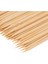 Luxury Oranj 25 cm 3 mm %100 Ağaç Bambu Çöp Şiş Kalın Çöp Şiş Tahta - 100 Adet 1 Adet 3