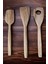 Luxury Zeytin Ağacı 30 cm 3 Parça Spatula Seti El Yapımı, Ahşap Mutfak Seti, Spatula El Yapımı 1 Adet 2