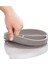 Luxury Silikon Tabak Vakum Tabanlı Porsiyon Powder Grey Gri 1 Adet 3