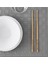 Luxury 4 Çift Yıkanabilir Bambu Chopstıck Japon Çin Yemek Çubuğu Uzunluk: 24 cm 1 Adet 2
