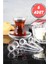 Luxury 6 Adet Mika Origami Şekilli Kristal Şeker Baharat Kaşığı Reçel Kaşığı 16CM 1 Adet 1