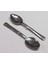 Luxury Gül Çelik / 12 Adet (Ikinci Kalite) Yemek Kaşığı Uzunluk 19 Ağız 4.5 cm 1 Adet 1