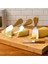 Luxury Bambu Saplı 4’lü Çelik Peynir Bıçağı Seti-Mini Bıçak, Tereyağı Bıçağı, Spatula ve Çatal 1 Adet 1