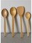 Luxury 4'lü ''bambu'' Yemek Gereçleri 4 Boy Bambu Kaşık Tahta Kaşık (23 Cm.-28 CM.-32CM.) 1 Adet 1