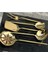 Luxury 5 Parça Elit Servis Takım Gold 18/10 1 Adet 4