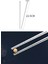 Luxury 5 Çift Metal Chopstick Paslanmaz Çelik Çin Çubuğu Yemek Çubukları ( 10 Adet ) 1 Adet 2