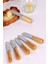Luxury Bambu Saplı 6 Adet Lüx Tereyağı/recel Bıçağı 1 Adet 1