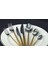 Luxury Pera Gold 12 Adet Tatlı Kaşığı 18/10 Paslanmaz Çelik 2,5 mm 1 Adet 2