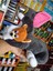 Luxury Tom ve Jerry Kedi Fare 2li Peluş Nostalji Oyuncak 45CM Siyah 1 Adet 3