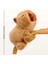 Luxury Sevimli Kapibara Peluş Bileklik Hediyelik Bileklik Capybara Kahverengi Peluş 16CM Oyuncak 1 Adet 3