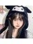 Luxury Sanrio Kuromi Işıklı Kulakları Oynar Şapka Sanrio Kuromi Hediyeliik Rengarenk 1ADT 1 Adet 3