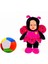 Luxury Peluş Pembe Arı Maya 30 cm ve Peluş Top 12 cm - 2 Ürün 1 Arada Oyuncak 1 Adet 1