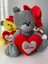 Luxury Love Peluş Oyuncak Ayıcık , Sevgililer Günü Hediyesi , Doğum Günü ve 14 Şubat / Gri 1 Adet 3