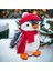 Luxury Toyzz 40 cm Peluş Pingu Penguen Kırmızı Şapkalı Peluş Oyuncak Uyku Arkadaşı 1 Adet 1