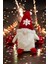 Luxury Cüce Elf Gnome 45 cm Beyaz Yılbaşı Dekoru ve Peluş Oyuncağı 1 Adet 1