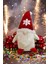 Luxury Cüce Elf Gnome 45 cm Beyaz Yılbaşı Dekoru ve Peluş Oyuncağı 1 Adet 2