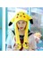 Luxury Kulakları Hareket Eden LED Işıklı Pokemon Go Pikachu Kulaklı Şapka & Peluş Oyuncak Tiktok Şapka 50CM 1 Adet 1