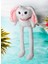 Luxury Ithal Kumaş Kulakları & Ayakları Uzayıp Küçülen Sevimli Tavşan Peluş Oyuncak & Uyku Arkadaşı 75 Cm. 1 Adet 1