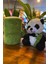 Luxury Özel Hediye Bambu Panda Özel Kese Tasarımlı Peluş Panda Oyuncak 1 Adet 1
