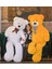 Luxury 200 cm Papyonlu Peluş Ayı-Dev Boy-Sevgiliye Özel Hediye - % 100 Yerli 1 Adet 3