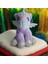 Luxury Lila Simli Kanatlı Peluş Unicorn Oyuncak 1 Adet 1