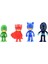 Luxury ES3368 Pjmasks Pijimaskeliler Aksiyon Figür Oyuncak Seti Dörtlü 1 Adet 1