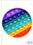 Luxury Pop It Balon Patlatma Gökkuşağı Daire Kız Oyuncakları Erkek Cocuk Egitici Montessori Oyuncak 1 Adet 4