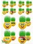 Luxury Çim Adam Orijinal 2ADET Lisanslı Eğlenceli Sevimli Ürün Emojili Çimoji Oyuncak Kız Erkek Oyuncaklar 1 Adet 5