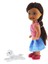 Luxury Mullurg URG01 Cute Girl Beyaz Köpekli ve Kumral Mini Bebek (Muul) 1 Adet 4