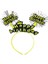 Luxury Parti Happy Birthday Püsküllü Neon Sarı Renk Doğum Günü Tacı 22X19 cm 1 Adet 1
