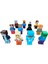 Luxury Minecraft Mega Set 12 Figürlü Tam 24 Parça Figür Boyutları 4 cm 1 Adet 3