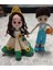Luxury Amigrumi Prenses ve Erkek Sporcu Bebek 1 Adet 1