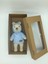 Luxury Amigurumi Mavi Uyku Arkadaşı Ayıcık 30 cm 1 Adet 4