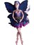 Luxury Balerin Peri Bebek, Esnek 30 Cm, Mor 1 Adet 2