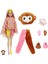 Luxury Cutie Reveal Bebekler Tropikal Orman Serisi - Maymun, 3 Yaş ve Üzeri, HKR01 1 Adet 4