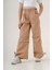 Kız Çocuk Beli Lastikli Keten Pantolon 2550 2