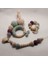 Luxury Baby Bliss %100 Organik Amigurumi Tirtil Dis Kasiyici ve Dogal Ahsap Emzik Zinciri 1 Adet 2