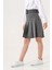 Kız Çocuk Kemerli Pileli Içi Şortlu Etek 6202 3
