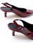 ST-1152 Bordo Rugan Günlük 7 cm Topuklu Kadın Ayakkabı 4