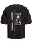 Jack Jones Jjalmos Tee Ss Crew Neck Erkek Siyah Tshirt 12273506-02 2