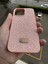 Iphone 13PROMAX Uyumlu Taşlı Pembe Kılıf 3