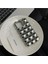 Iphone 12 Uyumlu 3D Bubble Silver Sevimli Baloncuk Blok Gümüş Kılıf 2