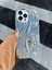 Iphone 15 Uyumlu 3D Metal Su Dalgalanma Desenli Kabartmalı Water Ripple Kamera Koruyuculu Kılıf 2